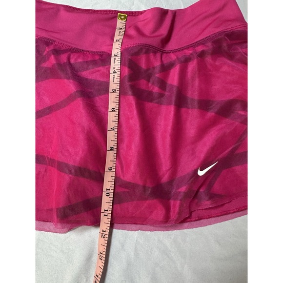 Nike Women's Pink 11 Inch Skort Tennis Skirt Built In Shorts Dri-Fit Size M - Picture 3 of 9